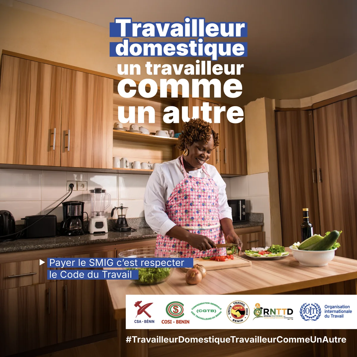 Visuel officiel de la campagne C189 consacré au métier de cuisine